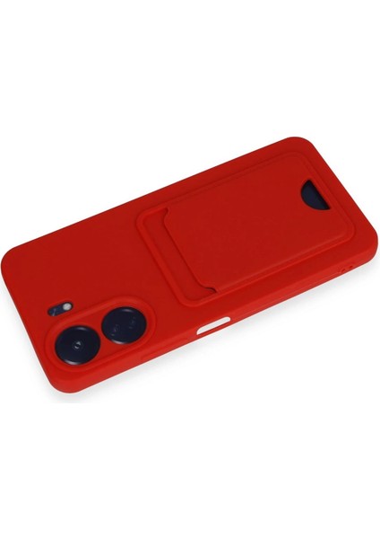 Xiaomi Redmi 13C Kılıf Kelvin Kartvizitli Silikon - Kırmızı Bstmy modelleri