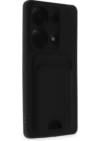 Xiaomi Redmi Note 13 Pro 4g Kılıf Kelvin Kartvizitli Silikon - Siyah Bstmy fiyatları