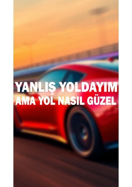 Yanlış Yoldayım Ama Yol Nasıl Güzel 20X4,5 Jdm Yazı Araba-Motosiklet Cam Etiket Sticker Beyaz Renk