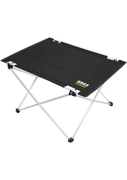 Ultralight Katlanır Kamp Sehpası, Piknik, Bbq, Balıkçılık, Avcılık, Plaj Masa Orta Boy Siyah