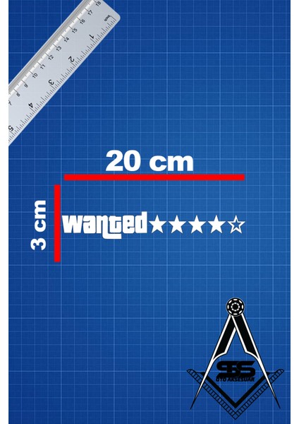 Wanted 20X3 Jdm Yazı Araba-Motosiklet Cam Etiket Sticker Beyaz Renk fiyatları