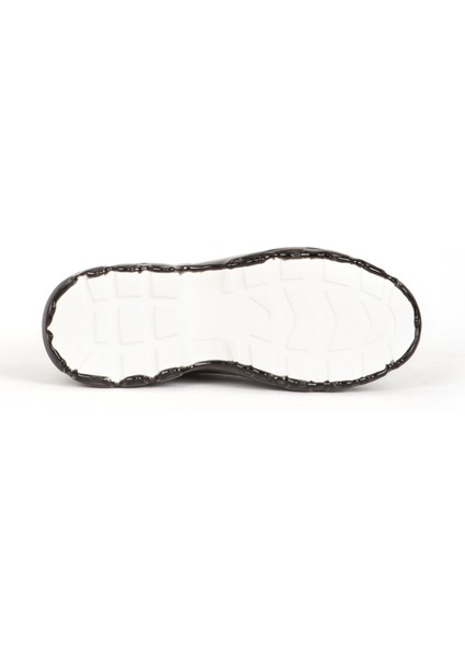 Erkek Sneaker Kalın Tabanlı Bağcıklı Günlük Ayakkabı 19094 Siyah/bej fırsatları