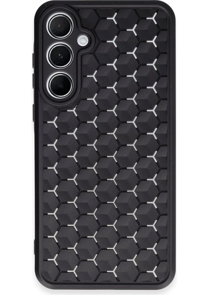 Samsung Galaxy A35 5g Kılıf Petek Silikon Kapak - Siyah Bstmy