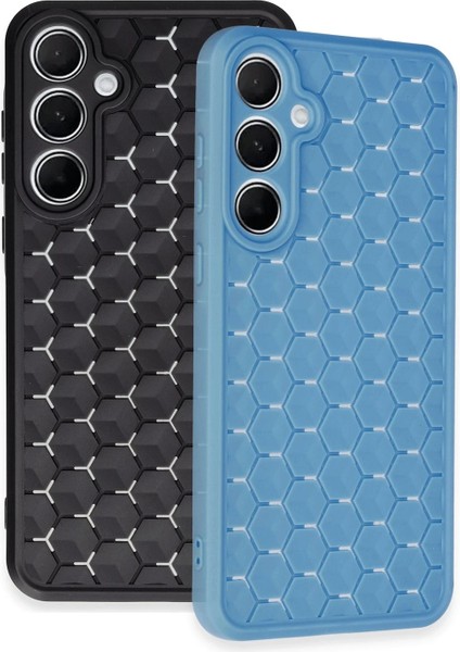 Samsung Galaxy A35 5g Kılıf Petek Silikon Kapak - Siyah Bstmy modelleri