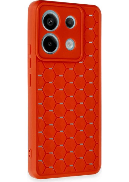 Xiaomi Redmi Note 13 Pro 5g Kılıf Petek Silikon Kapak - Kırmızı Bstmy fiyatları