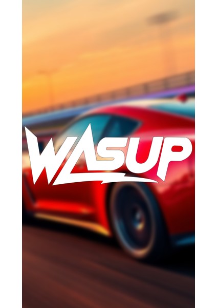 Wasup 20X7,5 Jdm Yazı Araba-Motosiklet Cam Etiket Sticker Beyaz Renk