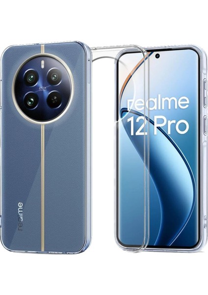 Realme 12 Pro Plus Kılıf Lüx Şeffaf Silikon Bstmy