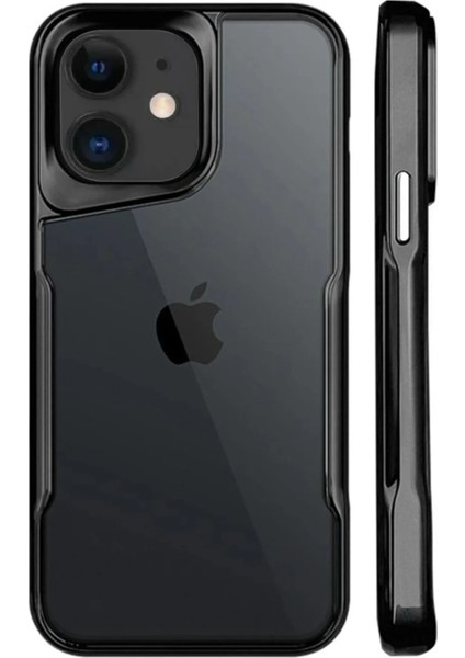 Iphone 11 Kılıf Boyi Silikon Kapak - Siyah Bstmy