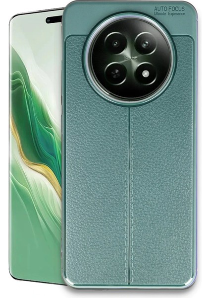 Realme 12 5g Kılıf Auto Focus Kapak - Koyu Yeşil Bstmy