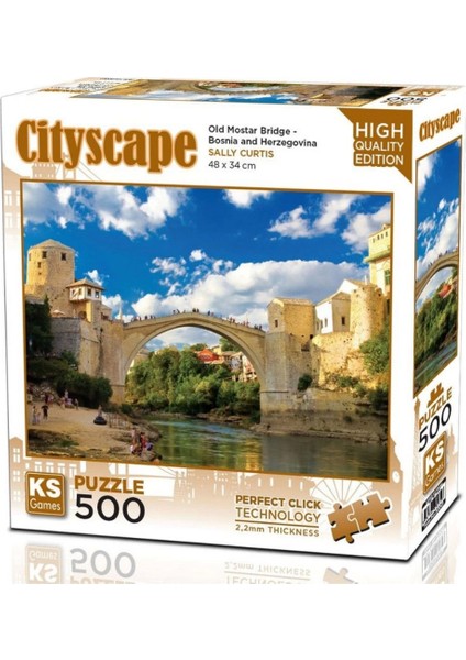 Ks Games Old Mostar Bridge Bosna-Hersek Puzzle 500 Parça