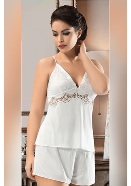 Ekru Penye Çeyizlik 6' Lı Set