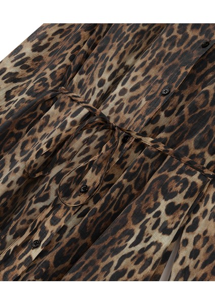 Leopar Desen Tunik IS1250016010074