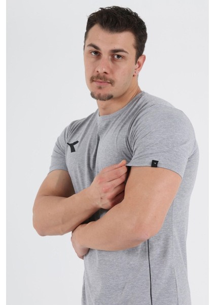 Satürn Antrenman T-Shirt Gri Melanj indirimleri