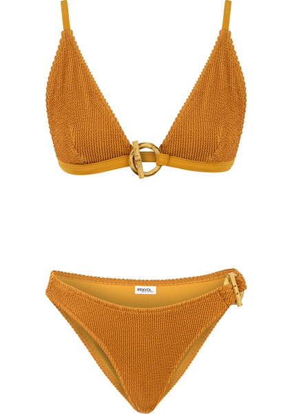 Aksesuarlı ve Dokulu Bikini Seti IS1250038042127