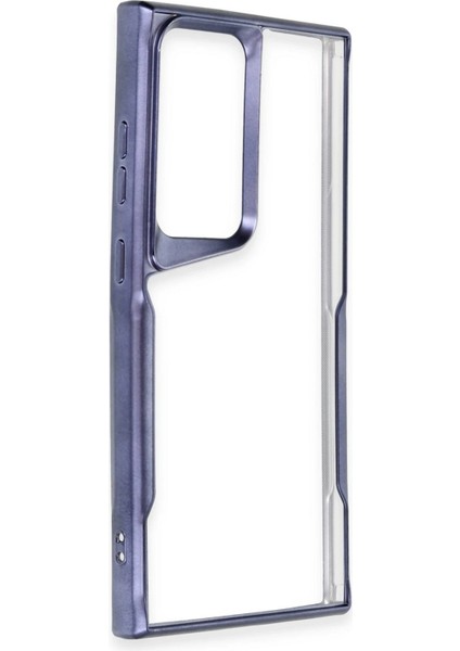Samsung Galaxy S24 Ultra Kılıf Boyi Silikon Kapak - Lacivert Bstmy