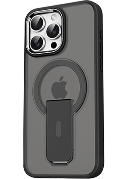 Iphone 15 Pro Max Tork Magsafe Standlı Kapak - Siyah Bstmy