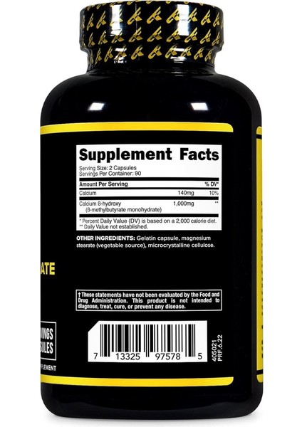 Primaforce hmb B-Hydroxy B-Methylbutyrate 1000 mg 180 Kapsül