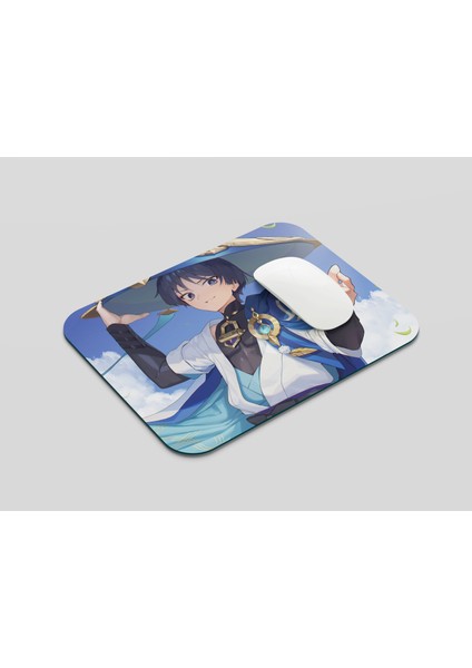 Genshin Scaramouche Mousepad - 22 x 18 cm - Anime