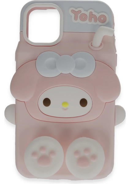 Iphone 12 Kılıf Poky Karakter Silikon Kapak - Desen 2 Bstmy