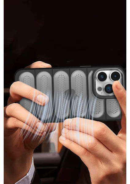 Iphone 15 Pro Max Kılıf Airmax Silikon Kapak - Lacivert Bstmy