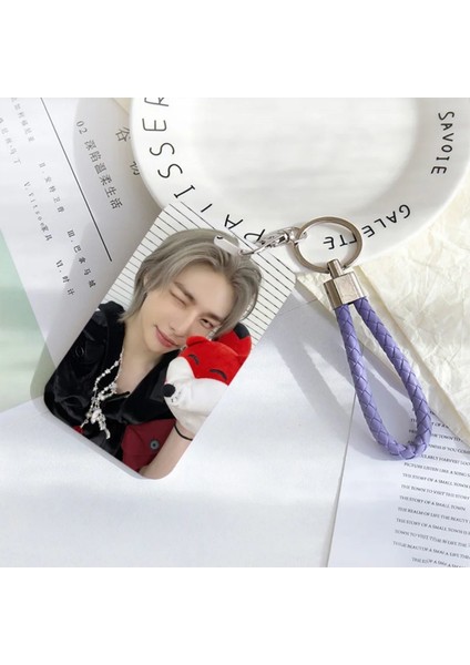 Stray Kıds '' Hyunjin '' Sert Kapak Card Holder/anahtarlık