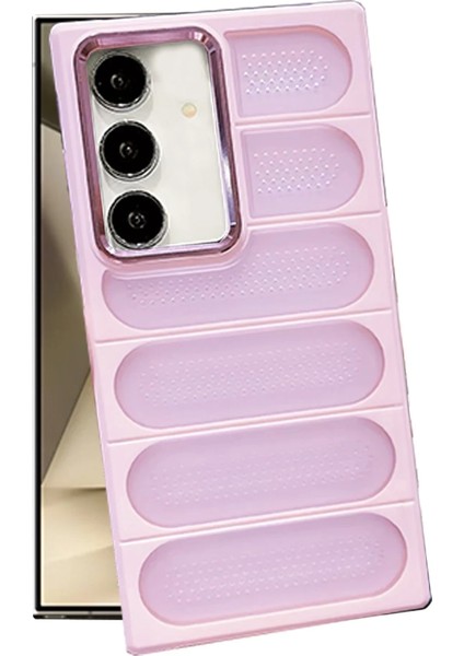 Samsung Galaxy S24 Plus Kılıf Airmax Silikon Kapak - Pembe Bstmy