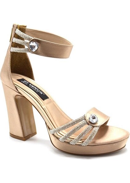 23110916Y Platform Topuk Kapalı Abiye Kadın Sandalet modelleri