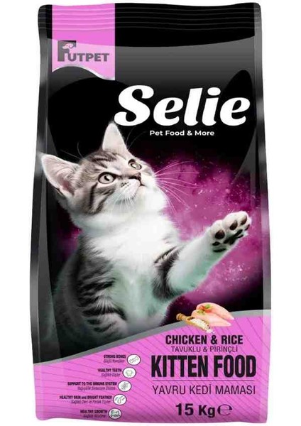Premium Tavuklu Yavru Kedi Maması 15 kg