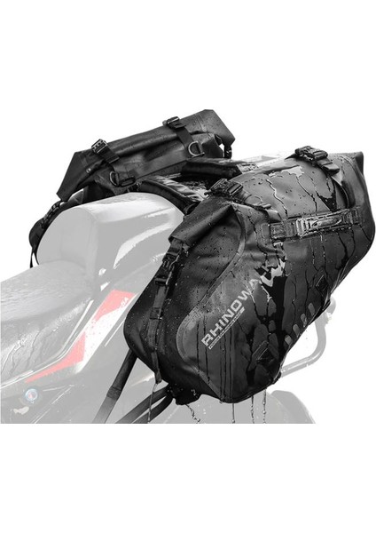 Su Geçirmez Motosiklet Çantası (L Beden) 14+14=28Litre Hacim