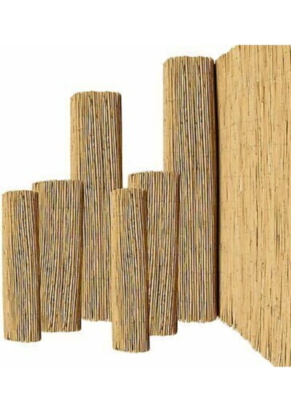 2 Metre x 2,50 Metre Bambu Kamış Hasır Çit Gölgelik