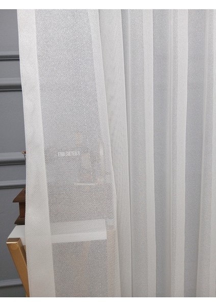 Exculusive Zehra Ütü Istemez Kırışmaz Sade 3kat Pileli Tül Perde