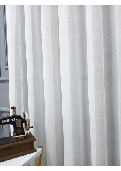 Exculusive Rana Ütü Istemez Kırışmaz Sade 2kat Pileli Tül Perde