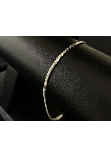 3.3 mm Balık Sırtı Gümüş Bileklik