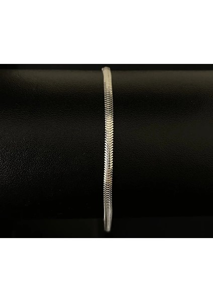 3.3 mm Balık Sırtı Gümüş Bileklik