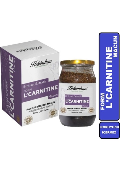 Bitkisel Extratlı Form L'carnitine Macun 420 gr Koruyucu Içermez