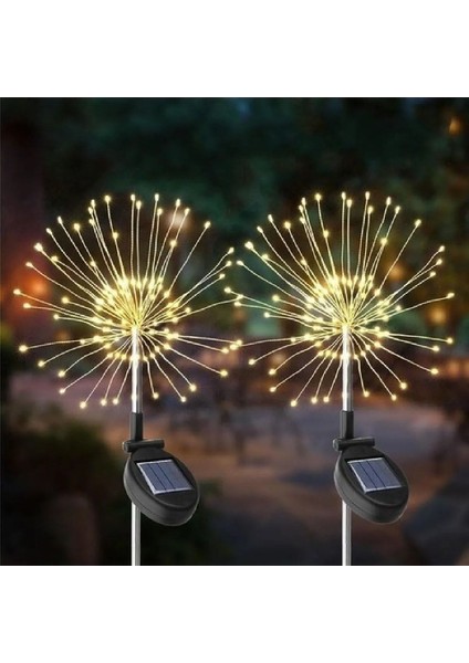 Solar Güneş Enerjili 90 LED Karahindiba (2li Set)