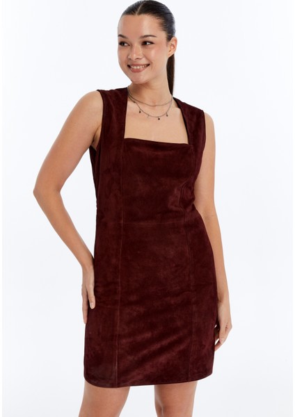 Kadın Hakiki Süet Elbise fırsatları