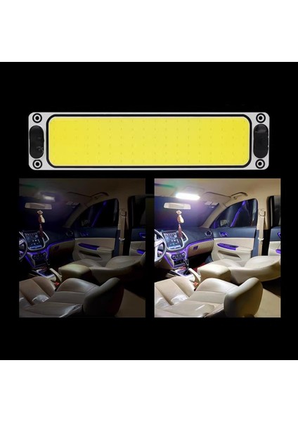 Powermaster PM-26420 12-24V Dc 108 Cob LED 60X250MM Lamba Oto Araç Tır Lambası LED Aydınaltma