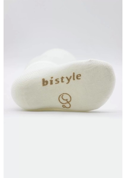 Puanlı Kaymaz Penye Soket Çorap 3'lü Bej indirimleri