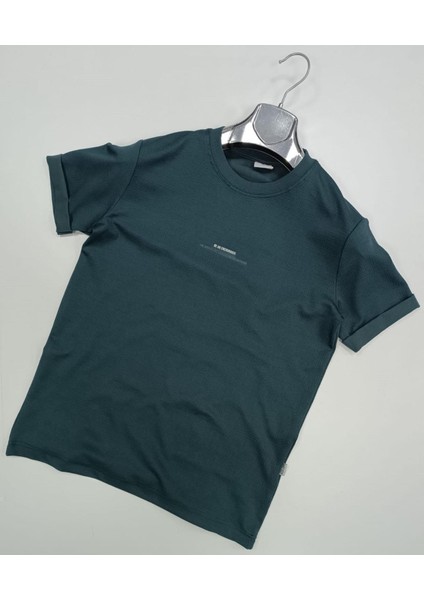 White Room Slim Fit Erkek Kısa Kol Tshirt 7276
