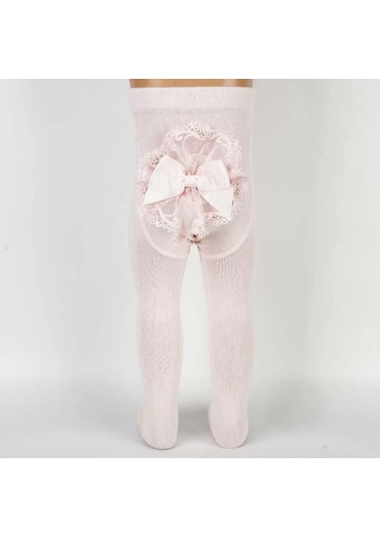 Kurdele Popo Aks. Kız Bebek Külotlu Çorap Asorti