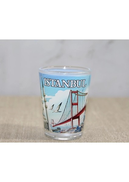 Istanbul Temalı Cam Shot Bardak ALK4357