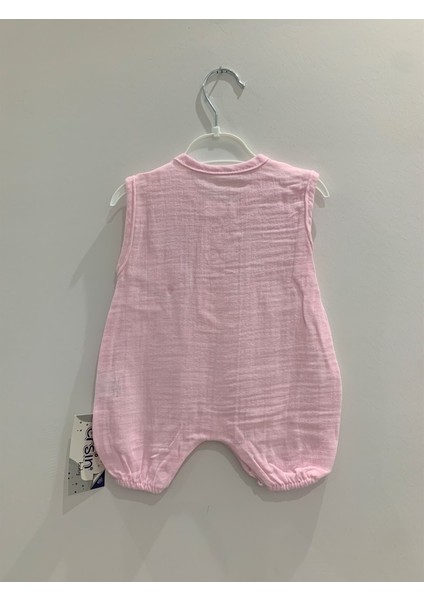 Kız Bebek Çiçek Detaylı Yazlık Müslin Tulum fiyatları