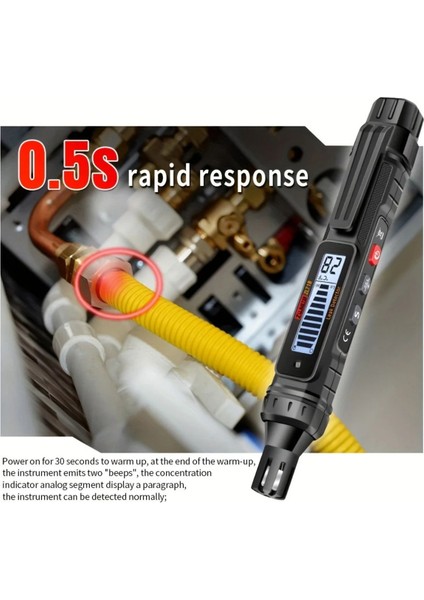 Soğutucu Yanıcı Gaz Kaçak Dedektörü Seviye Alarmlı "cfc-Hcfc-Hfc" modelleri