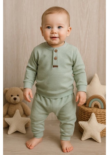 2' Li Erkek Bebek Takım % 100 Pamuk