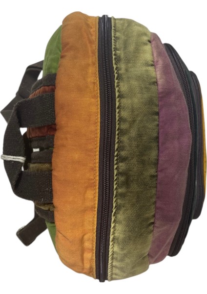 Vintage Salaş Yıkama Kumaş Disayn Günlük Gezi Okul Sırt Çantası 30cmX40cm indirimleri