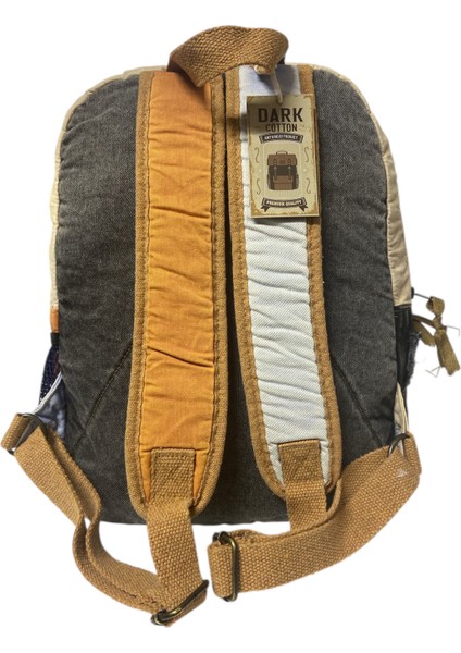 Vintage Salaş Yıkama Kumaş Disayn Günlük Gezi Okul Sırt Çantası 30cmX40cm fırsatları