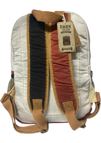 Vintage Salaş Yıkama Kumaş Disayn Günlük Gezi Okul Sırt Çantası 30cmX40cm fırsatları