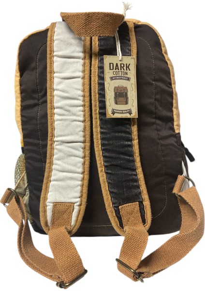 Vintage Salaş Yıkama Kumaş Disayn Günlük Gezi Okul Sırt Çantası 30cmX40cm fırsatları
