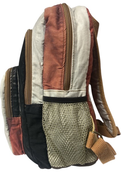 Vintage Salaş Yıkama Kumaş Disayn Günlük Gezi Okul Sırt Çantası 30cmX40cm modelleri